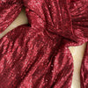 Joinyouth Temperament Party Dress Women Elegant Heavy Sequined Vestidos Mujer V-neck Lantern Sleeve Robe Mini Dresses