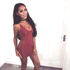 Fashion Sexy Deep V neck straps Side Lace Up dresses Party Celebrity Women Wholesale Bandage Dress drop shipping