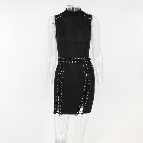 Halter split sexy women dress 2022 Elegant evening party summer dress vestidos Autumn hollow out club bandage dress