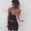 Women Sexy Bodycon Dress Summer Black Gold Mini Party Club Dresses Sling Backless Sequin Two Piece Set Dress Vestidos