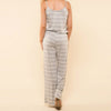 Jumpsuits For Women 2022 Sexy Spaghetti Strap Jumpsuit Long Playsuits Beach Wide Leg Pants Overalls Black Striped Summer GV407