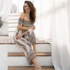 Jumpsuits for Women 2022 Strapless Sexy Jumpsuit Summer Rompers Womens Jumpsuit Long Wide Leg Pants Print Playsuit Overalls J54
