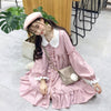JuneLove Lace Embroidery Doll Dress Women Dress Japanese Harajuku Ulzzang Female Korean Kawaii Cute Clothing Lolita For Women