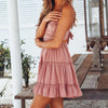 dress new high quality girl fashion Summer Backless Sleeveless Mini Sundress Evening Party Beach dress women AP24