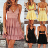 dress new high quality girl fashion Summer Backless Sleeveless Mini Sundress Evening Party Beach dress women AP24