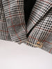 KEYANKETIAN Za Short suit jacket, skirt suit, elegant jacket houndstooth suit jacket, female office outfit, mini skirt suit