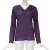 2022 Autumn Blouse New Fashion Women Tops Chiffon Solid Shirt Office Ladies Plain Roll Sleeve Blouse Tops V-Neck kimono