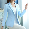 Spring Autumn Women's Jacket Slim Blazer Feminino Coat One Button Suit Lady Blazers Work Wear Plus Size S-5XL HH574