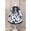 KOSAHIKI Cow Print Long Sleeve Lolita Dress women plus size Dresses 2022 Japanese Kawaii Girl Sweet Cosplay Bow Bandage Vestido