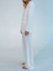 KUMSVAG 2023 Summer Women Casual White Blazers Coats Loose Long Sleeve Notched Female Elegant Street Blazer Outerwear