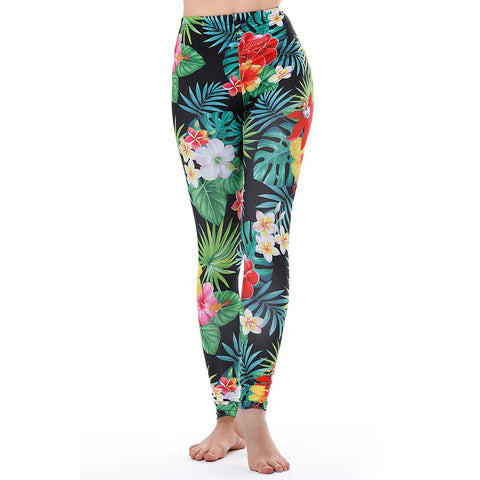 Brand Green Weed Leggings Women Tropical Leaves Legins Women Leggings Printing Fitness Legging Sexy Summer 3d Silm Fashion