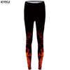 Geometry Leggings Wood Print Legging Color High Waist Slim Pants Sexy Women Warm Winter Push up