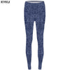 Geometry Leggings Wood Print Legging Color High Waist Slim Pants Sexy Women Warm Winter Push up