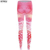 Geometry Leggings Wood Print Legging Color High Waist Slim Pants Sexy Women Warm Winter Push up