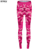 Geometry Leggings Wood Print Legging Color High Waist Slim Pants Sexy Women Warm Winter Push up