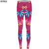Geometry Leggings Wood Print Legging Color High Waist Slim Pants Sexy Women Warm Winter Push up