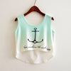 New 2022 Fashion Women Crop Top Sleeveless Cat Princess Print Summer Casual Top Women Short Cropped Tops Vest Tank Tops