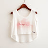 New 2022 Fashion Women Crop Top Sleeveless Cat Princess Print Summer Casual Top Women Short Cropped Tops Vest Tank Tops