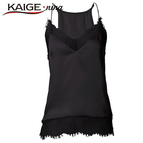 Kaige.Nina Summer Dress Short Sleeve Leather Collar Straight Solid Black Dress Women Casual Camis 2267a
