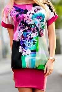Kaige.Nina women dress Print Dress casual dress women dress plus size women clothing vestido de festa 2204