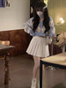 Kawaii Cropped Pullovers Women Argyle Sweater Tender Design Retro Loose School Y2L Blusa Ulzzang Female College Cozy Young Tops