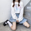Kawaii Lolita Style Mini Skirts Women Harajuku Cute Preppy Style Jk Denim Skirt Japanese Punk High Waist Tiered 90s Y2K Skirts