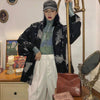 Kemeja Wanita Modis Tie Dye Turn-Down Kerah Longgar Chic Harajuku Umum Ulzzang Feminino Blus Musim Gugur Leisure Trendi