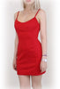 Sexy Slip Bodycon Club Dress Cotton Blend Summer Sleeveless Party Dress Feminino Vestidos Mini Sundress Red Casual Dress