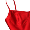 Sexy Slip Bodycon Club Dress Cotton Blend Summer Sleeveless Party Dress Feminino Vestidos Mini Sundress Red Casual Dress