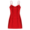 Sexy Slip Bodycon Club Dress Cotton Blend Summer Sleeveless Party Dress Feminino Vestidos Mini Sundress Red Casual Dress
