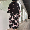 Kimono cardigan Womens tops and blouses Japanese streetwear women tops summer 2023 long shirt female plus size FF001