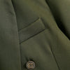 Klacwaya 2023 Women Double Breasted Blazer Vintage Notched Collar Long Sleeve Female Army Green Streetwear Suit Coat