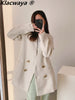Klacwaya Blazer Women Jacket Tweed Blazer Outfit Women Clothing Woman Blazers 2023 Female Office Wear Women