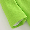 Klacwaya Za Women 2022 Green Cropped Blazer Jacket Double Breasted Short Sleeve Pocket Decoration Textured Cropped Blazerd