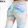Casual Push Up Leggings Women Summer Workout Pocket Polyester Coloful Push Up Workout Fashion Leggings Sporter Pants