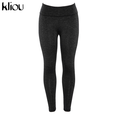 New Fashion Women Fitness Casual Slim Stretch Denim Jeans Leggings Bodybuilding High Waist Leggings For Fitness Sale