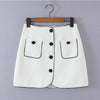 Klkxmyt Za 2022 2 Pieces Sets Women Suit Office Cropped Blazers Jackets And High Wasit Mini Skirts Set Woman Suit