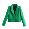 Klkxmyt Za Two Piece Set Women Suit 2022 Office Texture Cropped Blazer Jacket High-Waisted Mini Skirt Sets Woman Outfit