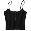 Knitted Blouse for Women Crop Tops Sleeveless Spaghetti Strap Tops Female Blouse Blouseole Summer Tops Short Shirt Women Camis