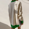 Knitted Cardigans Women Y2K Oversized V Neck Patchwork Knitwear Tops Winter Casual Loose Long Sleeve Sweater Gilet Femme