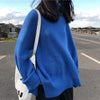 Knitted Turtleneck Sweater Women Autumn Oversized Loose Long Sleeve Pullover Female Casual Solid Knitwear Jumper Pull Femme 2023