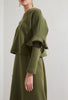 Women's Ruffle Sleeve Short Top Skirt Two Piece Set