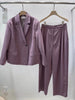 Korea ins autumn retro lapel one button long-sleeved blazer