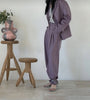 Korea ins autumn retro lapel one button long-sleeved blazer