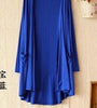 Korean 2023 Women's Casual Long Modal Sweater Cardigan Soft Comfortable Strong Simple Solid Loose Thin Cardigan