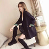 Korean Women's Blazer Black Suits Spring and Autumn Tops Office Lady Double Breasted Coat Designer  Grace