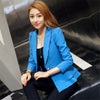 Korean New Fashion Ruffles Slim Blazers Clothes Casual Puff Sleeve Coats Single Button Notched Collar Women Working Wear 62742