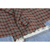 Korean Plaid Frayed Burrs Denim Patchwork Blazers Women Spring Autumn Casual Notched Collar Long Sleeve Female Suit Coat Outwear
