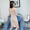 Korean Style Sneaky Design Camisole Dress Goddess Temperament 2022  Summer Loose Waist Tight Slimming Outer Wear