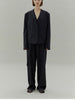 Korean Style Women's Blazer Vest Two Piece Lady Long-Sleeve Loose Silhouette Temperament Suit Jacket Vest Set